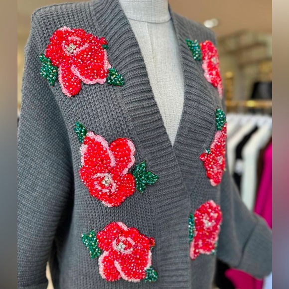 BRAND NEW WOMENS DESIGNED CARDIGAN ONE SIZE FOR SALE - Picture 17 of 17